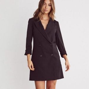 Vetta Convertible Blazer Dress Black